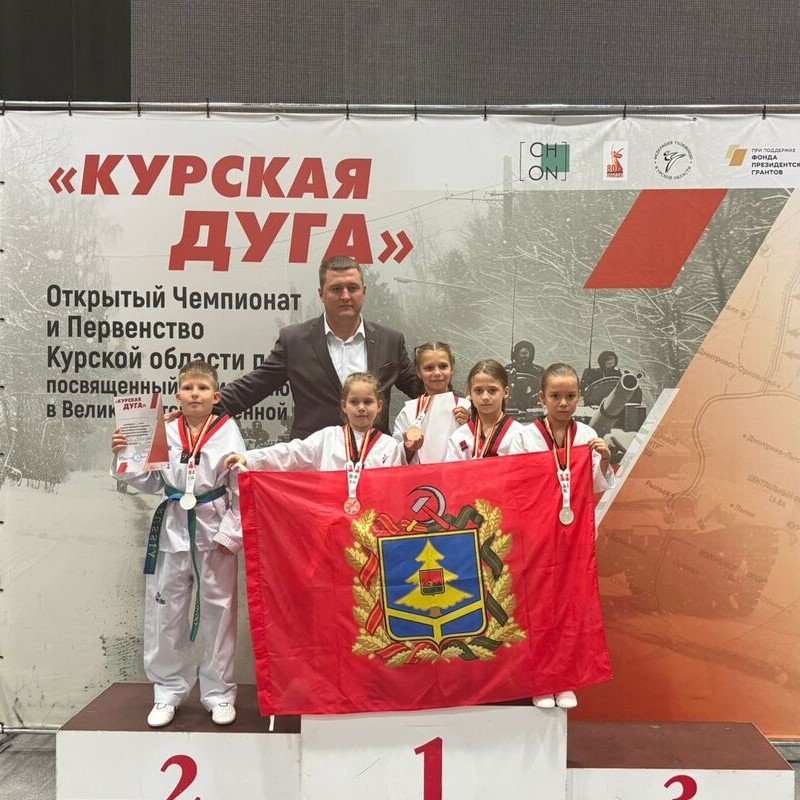 Брянские тхеквондисты вернулись из Курска с медалями